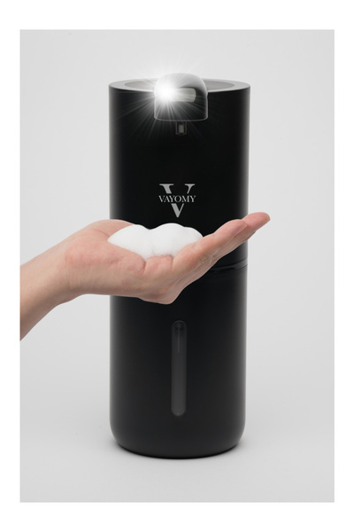 Vayomy Otomatik Sensörlü Şarjlı Sıvı Sabunluk Siyah