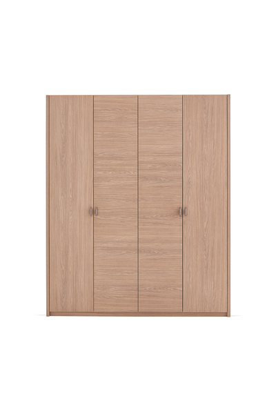 Enza Home Paloma 4 Kapaklı Gardırop - Ceviz