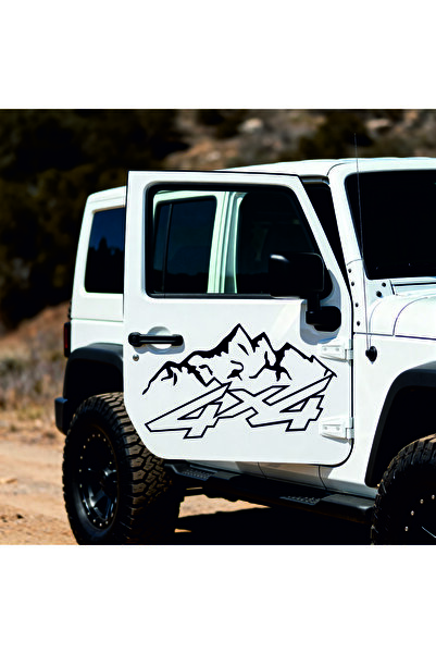 Oracal Mountain Walk – Stickere Auto 4×4 Off-Road – Dimensiuni 30x15 cm.