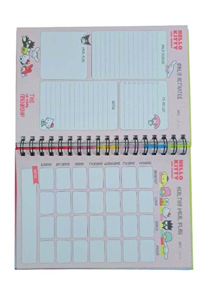 SANRIO HELLO KITY Daily Planner zamanzıs ajanda
