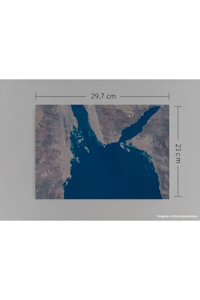 VreauPoster A4 Poster Earth from Space, ISS Expedition 47 View, NASA Photogra...