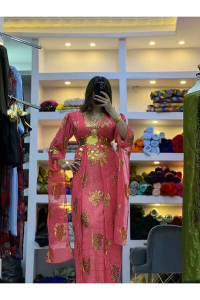 SOLİN YÖRESEL Kadın Yöresel Düğünlük Kaftan Abiye Elbise(Görseldeki aksesuarl...