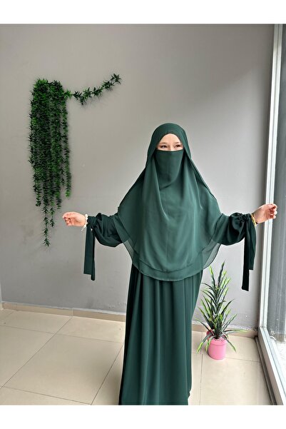 Yüsra Collection Liza Dress and Shaded Soufflé 2-Piece Set