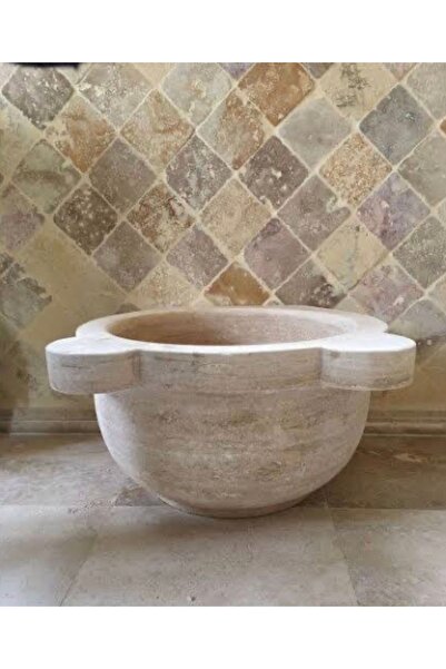 Belle Vie Traverten düz hamam kurnası