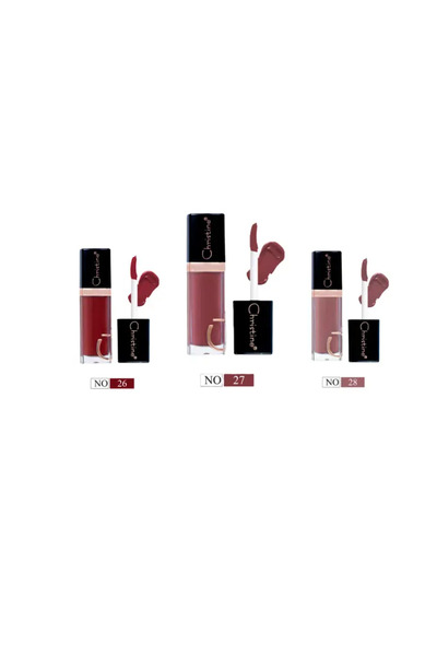 Christine أحمر شفاه سائل مطفي يدوم طويلاً من كريستين - 6.8 غرام