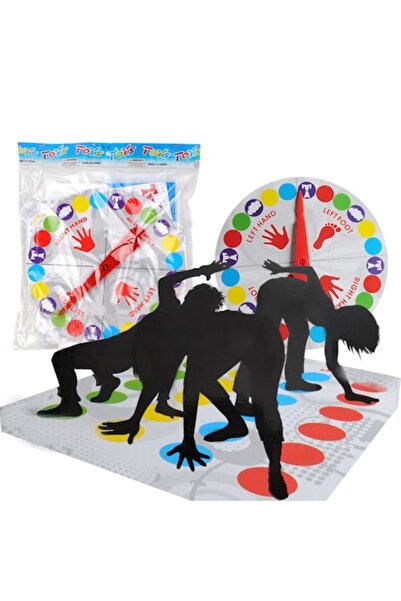 ALL PAPICKS Covoraș de joc stil Twister, set dublu, multicolor