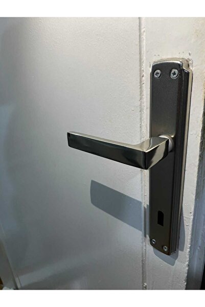 Dündar Metal PANEL - Aynalı Nikel Parlak Kapı Kolu 2 Adet Sağ\Sol