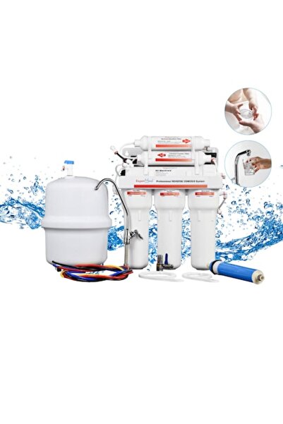 EXPERT WATER EWRO50PB 6-Stage Reverse Osmosis System with Pressure Pump - 50 GPD