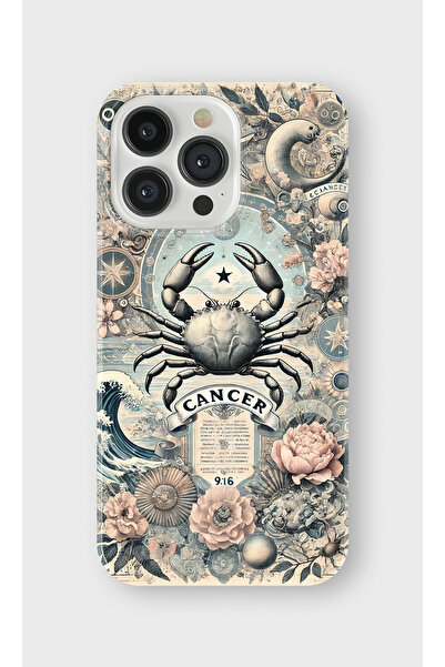 lelia حافظة هاتف شفافة متوافقة مع آيفون 16 برو مطبوع |   المجموعة: زودياك ميو...