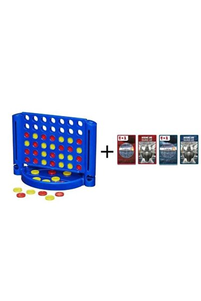 Hasbro Connect 4 Grab & Go Portable Game for 2 Players, Travel Game for Ages 6+