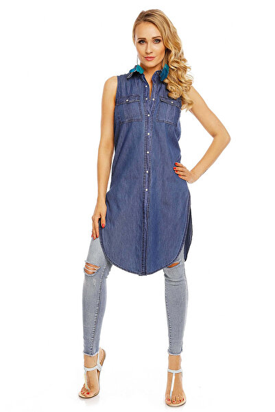 WildFashion N734-4 Asymmetric sleeveless shirt