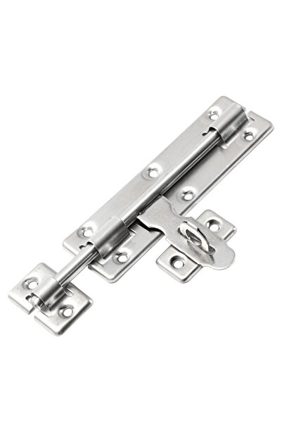 Lawazim قفل مزلاج منزلق 8 بوصة - مزلاج أسطواني حديدي مع براغي