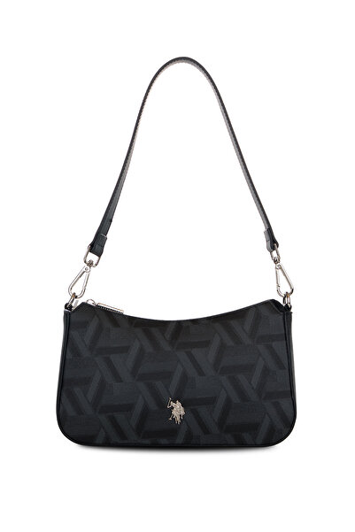 U.S. Polo Assn. Black Women's Shoulder Bag Us26123