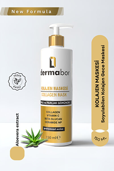 MediaFire Dermabor Kolajen 150 ml | Soyulabilen Gece Maskesi | Collagen+ Beta...