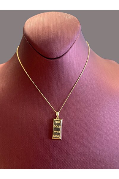 Platin Kuyumculuk Külçe altın kolye