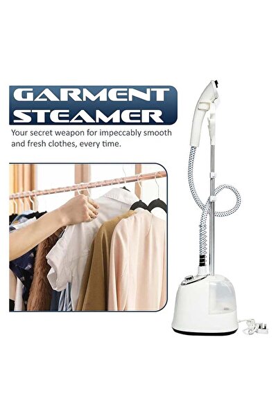 Nikai مكواة بخار للملابس مزودة بنظام تعليق للبدلات، مستويان للبخار، سعة 1.6 ل...