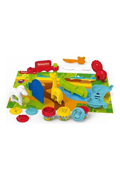 Generic Fisher- Safari Play Dough Set, 15 Pieces, 34 x 6.5 x 23.5 cm