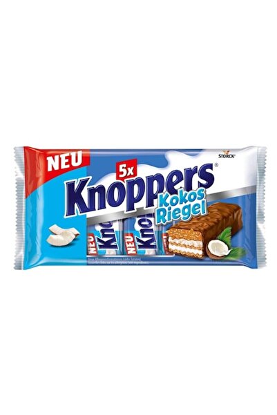 Knoppers Set Batoane cu Crema de Cocos 5 buc 200 g