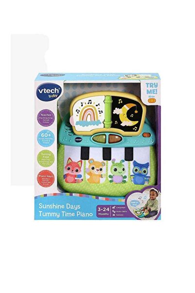 Generic VTech Sunshine Days Tummy Time Piano - Interactive Developmental Toy with Sounds & Music (3 Months+)