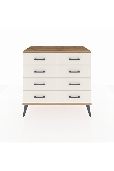 Dienni Hyperion Şifonyer 8 Çekmeceli 88x44x80 Aytaşı-Çam/Aytaşı