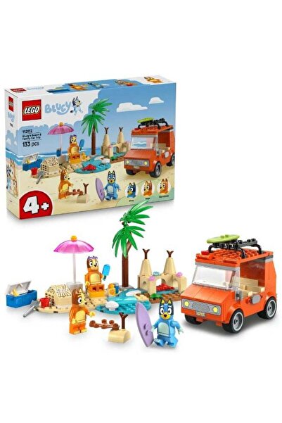 Generic ليغو مجموعة ألعاب بلوى رحلة شاطئ وسيارة عائلية من بلوى