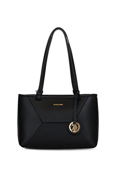 U.S. Polo Assn. Geantă neagră de umăr pentru femei Us26142
