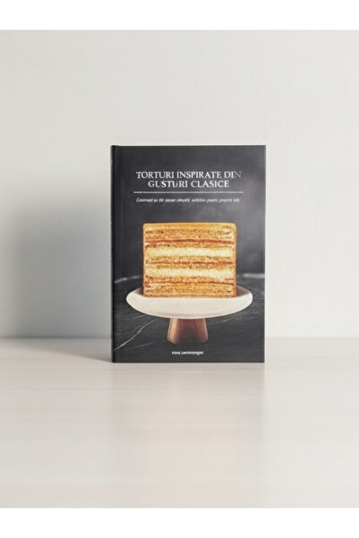 PASTRY SHOP Carte tipărită cu 10 Torturi inspirate din gusturi clasice
