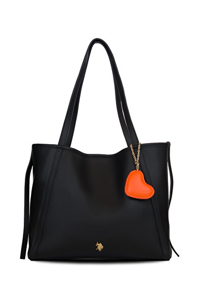 U.S. Polo Assn. حقيبة كتف نسائية سوداء Us26181