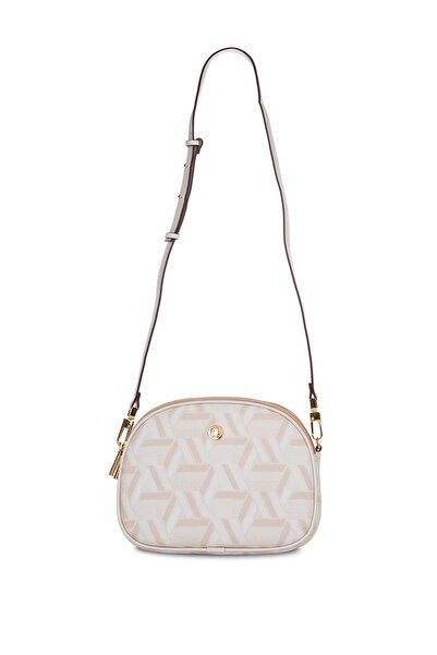 U.S. Polo Assn. Κρεμ Γυναικεία Τσάντα Messenger Us26113