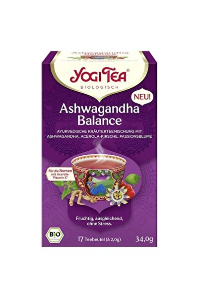 Yogi Tea Ceai Ashwagandha Balance, Yogi Tea, 17 pliculețe, 34 g