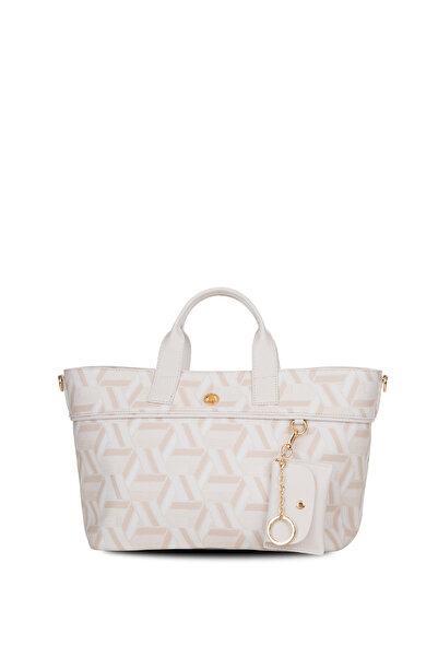 U.S. Polo Assn. Κρεμ Γυναικεία Τσάντα Messenger Us26103