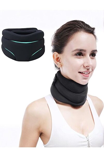 Sanatate Forte Orteza Cervicala Forte, Guler Cervical Ortopedic, Suport Gat Reglabil, Alinare Durere Cervicala