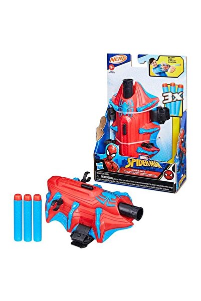 Hasbro SPIDERMAN Marvel NERF Thwip-Tech Blaster, includes 3 darts, web shooter, role-play toy for ages 5+