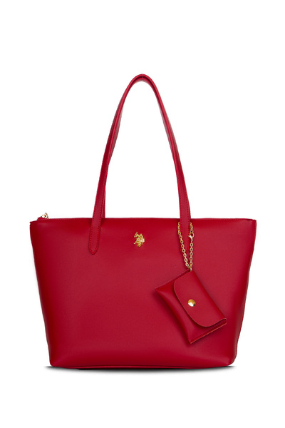 U.S. Polo Assn. Geantă roșie de umăr pentru femei Us26196