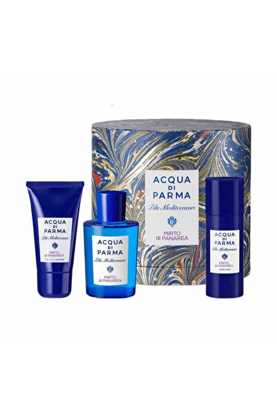 Acqua Di Parma Blu Mediterraneo Mirto Di Panarea Unisex Set Eau De Toilette 75ml + Regenerating Sg 4
