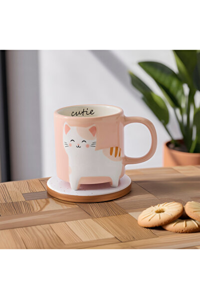 Aryıldız Animal Kedi Figürlü Kupa 320 ml