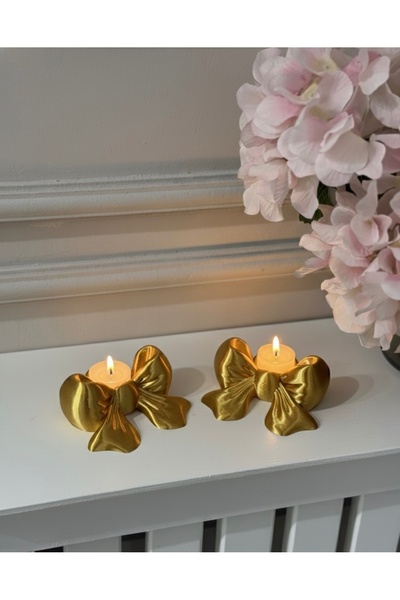 rabiskoile3d İKİLİ Fiyonk mumluk şamdan Modern Dekoratif