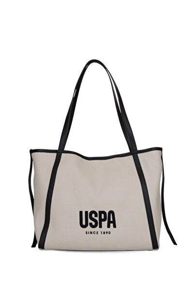 U.S. Polo Assn. Bej-Sıyah Kadın Omuz Çantası Us26325