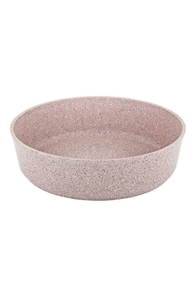 OMS round tray, aluminium/granite, 28 cm, brown