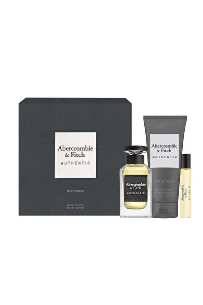 Abercrombie & Fitch Authentic For Men Set Eau De Toilette 100ml + Eau De Toilette 15ml + Hair & Bw 2