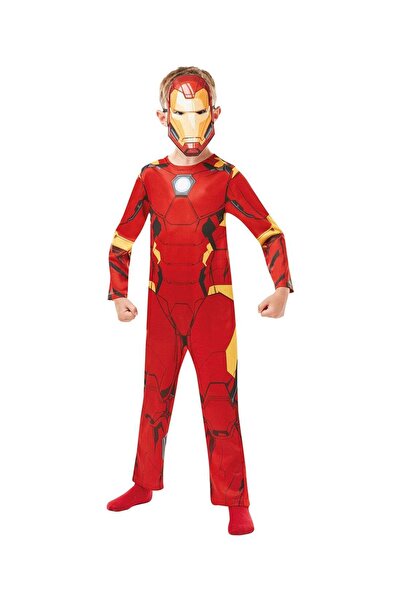 Rubies زي الرجل الحديدي من مارفل أفنجرز - مقاس متوسط للأطفال (5-7 سنوات)