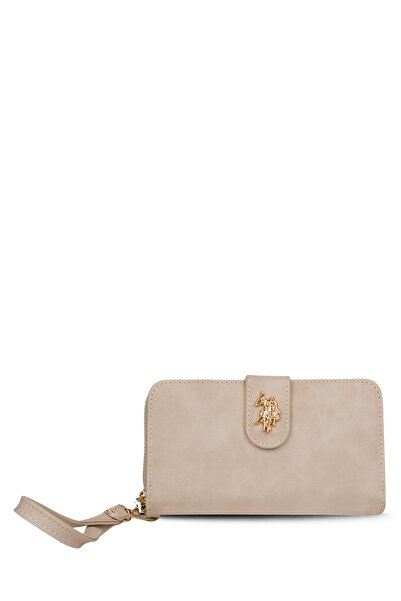U.S. Polo Assn. Geantă portofoliu bej pentru femei Usc26349
