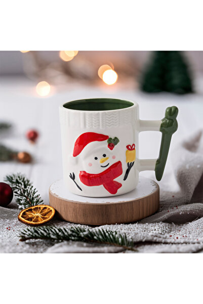 Aryıldız Joyful Kardan Adam Figürlü Kupa 388 ml