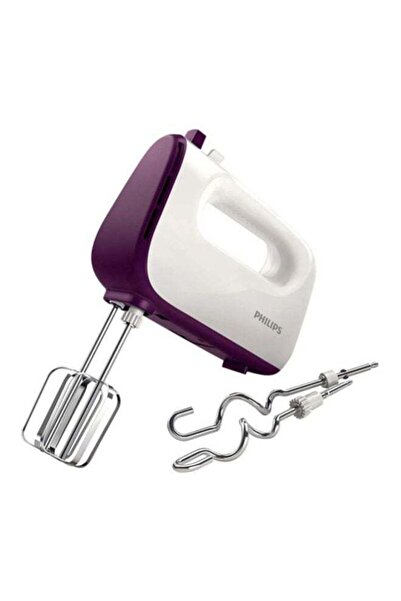 Philips Viva Collection Handheld Mixer 400W HR3740/11 White/Purple/Silver
