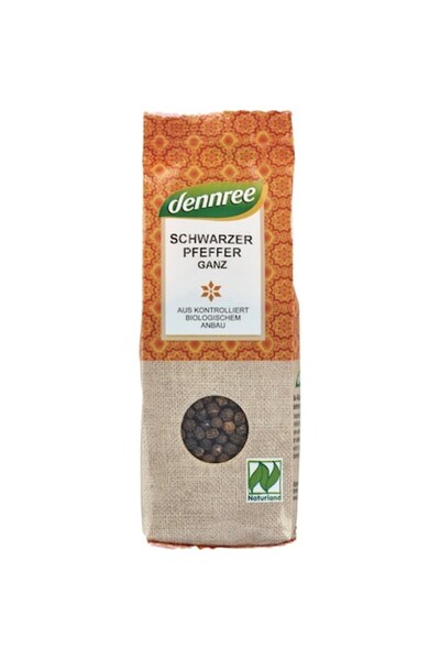 Dennree Bio Piper Negru Boabe 65 g