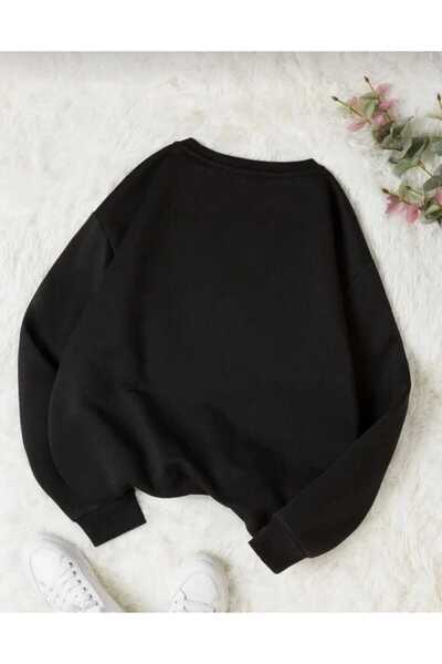 özcstore SWEATSHIRT PAPATYA BASKILI KADIN / KIZ