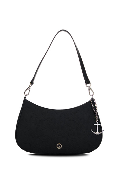 Nautica حقيبة كتف نسائية سوداء Cn7720t