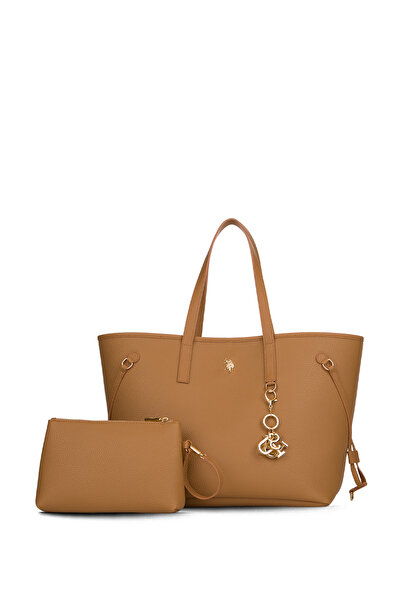 U.S. Polo Assn. Camel Women's Shoulder Bag Us26148