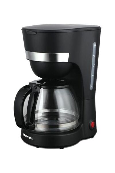 Nikai ماكينة قهوة سعة 1.25 لتر بقوة 750 واط NCM1210AX، مانعة للتنقيط وحافظة ع...