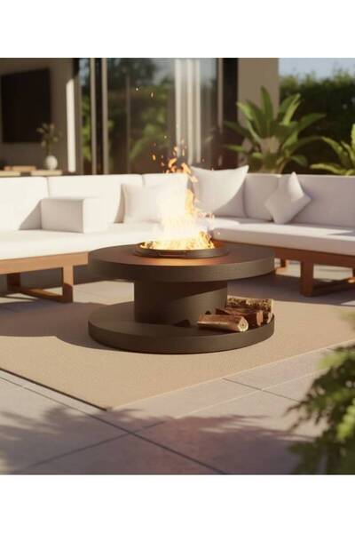 LAMST شواية حديدية خارجية بتصميم عصري معاصر، 100 × 100 سم